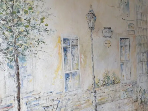 Ein Kunstwerk von Lotte Meurer in der Koblenzer Altstadt.