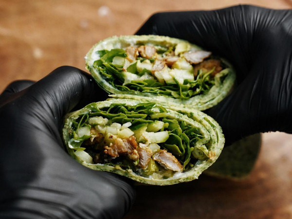 Ein Wrap bei Mr. Healthy