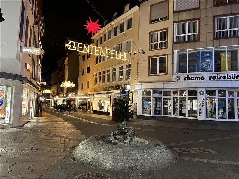 Entenbrunnen im Januar 2025