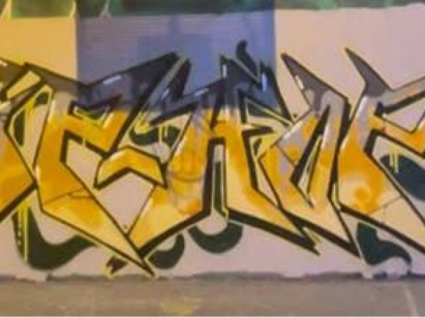 Graffiti Schriftzug des Jam-Club