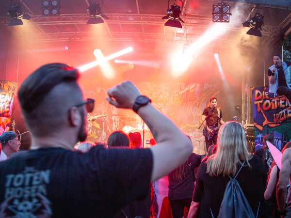 Gute Stimmung bei "Andernach rockt" im letzten Jahr.