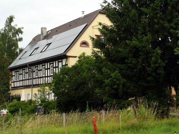 Hof im Gößnitzer Ortsteil Koblenz im ostthüringischen Altenburger Land