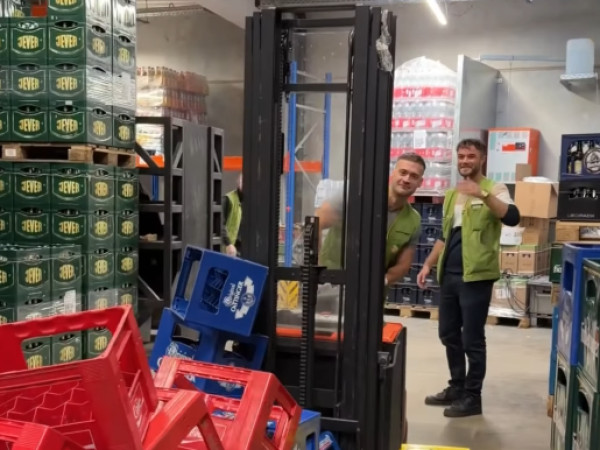 Influencer Nico Spedicato bei Globus Koblenz,