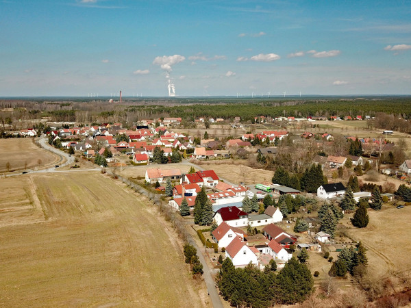 Koblenz (Sachsen), Luftbildaufnahme aus 2018