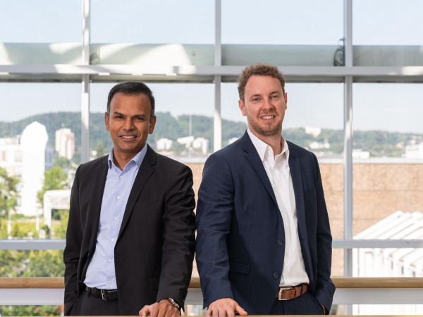 Mithun Basu und Christoph Hesse (evm)
