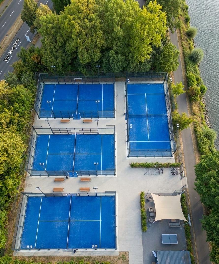 Padel Docks: So sollen die Plätze in Zukunft aussehen. Padel Docks: So sollen die Plätze in Zukunft aussehen.