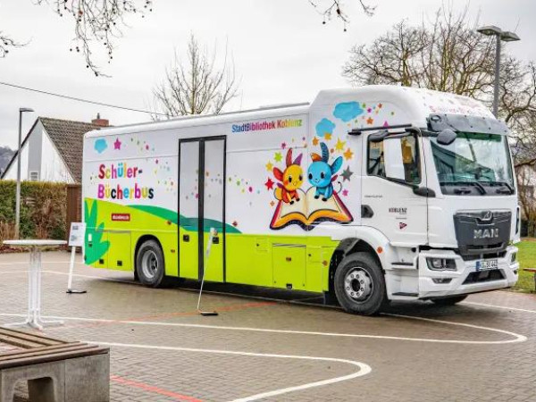 So seiht der neue Koblenzer Bücherbus aus.