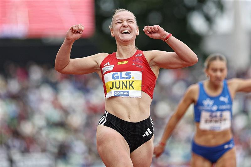 Sophia Junk, Sprinterin der LG Rhein-Wied, überragte in diesem Jahr.