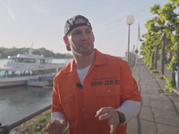 Youtuber und Kampfsportler Flying Uwe in Königswinter.